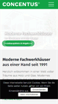 Mobile Screenshot of concentus.de